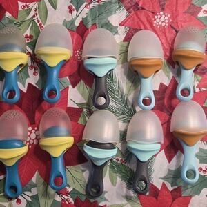 Boon Silicone Pulp Pop Mold Feeder Set - Multicolor